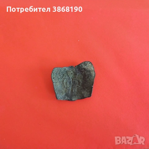 Византийска изсорубена монета на Алексий III Ангел, снимка 2 - Нумизматика и бонистика - 53589818