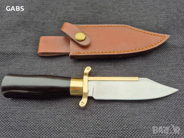 Нож Bowie "Expendables"/"Непобедимите" малък с кожена кания, снимка 2 - Ножове - 50359208