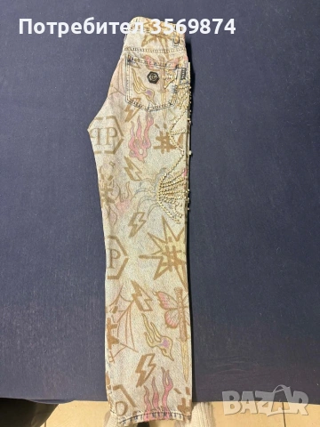 originally Philipp Plein jeans, снимка 7 - Дънки - 53625801