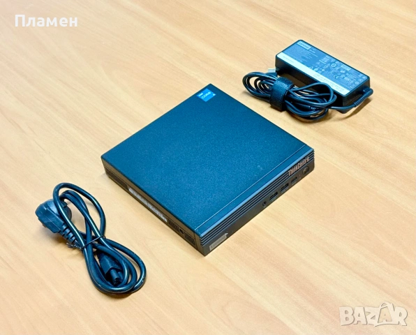 Lenovo ThinkCentre M70q Gen 4/i5-13400Т/16GB/256GB + 1TB HDD/Гаранция