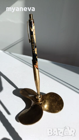 Vintage поставка за химикал във формата на корабна перка (пропелер) . , снимка 11 - Антикварни и старинни предмети - 53816881