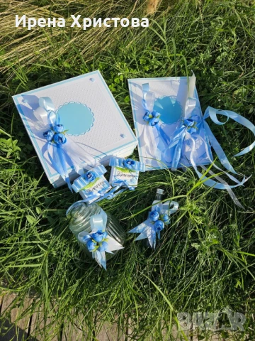Комплект за кръщене. Наличен! , снимка 4 - Декорация - 51235755