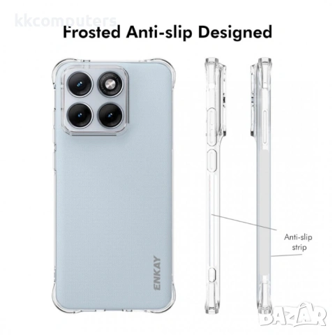 ENKAY HAT PRINCE Прозрачен Калъф за Motorola Edge 70 Fusion+ 5G / Fusion 5G - TPU, Подсилени ъгли, П, снимка 4 - Калъфи, кейсове - 54124746