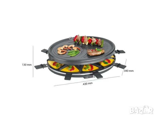 Раклет грил Clatronic RG 3517, снимка 4 - Скари - 49449950