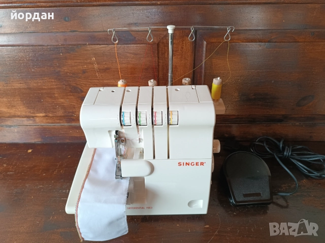 Оверлог SINGER.  четириконечен, снимка 2 - Шевни машини - 51716474