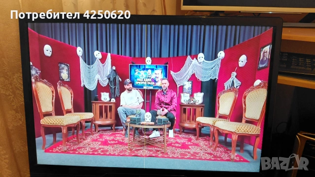 Малък лед телевизор монитор нео 22 инча с тънка жълта черта, снимка 7 - Телевизори - 54182052