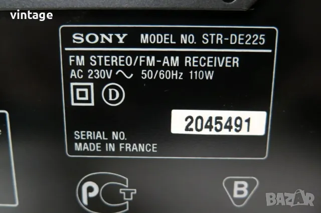 Sony STR-DE225, снимка 8 - Ресийвъри, усилватели, смесителни пултове - 47035348