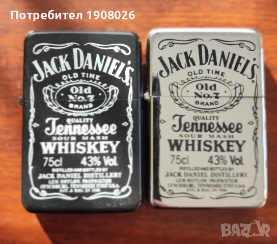 Чифт запалки тип Zippo Jack Daniels, снимка 2 - Запалки - 49992445
