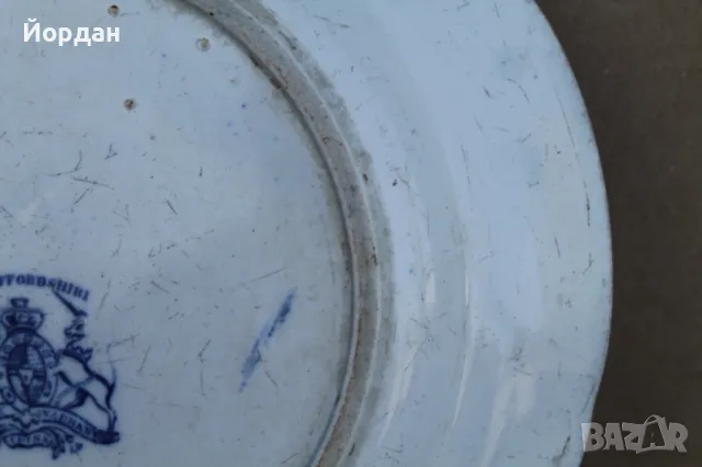 Стара английска чиния ''Staffordshire'' , снимка 12 - Колекции - 49961289