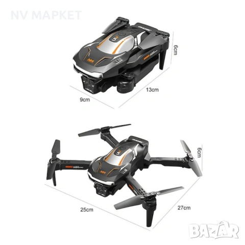 Сгъваем дрон A88 с двойна 1080P камера и интелигентни функции за управление, снимка 2 - Дронове и аксесоари - 53837896