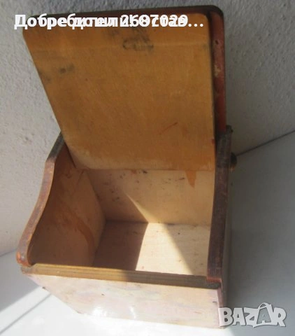 кутия за стена с пате, закачалка - акордеон, стари дървени, снимка 4 - Други ценни предмети - 29743292