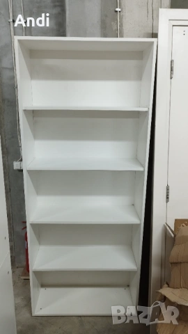 Гардероб - Етажерка 83/200/32см - офис шкаф с рафтове за документи 4бр, снимка 7 - Шкафове и рафтове - 53103165