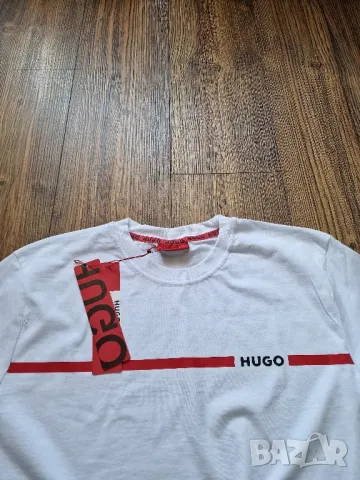 Страхотнен мъжки сет HUGO BOSS долнище и тениска размер S, M , L, XL , 2XL , снимка 12 - Спортни дрехи, екипи - 46996694