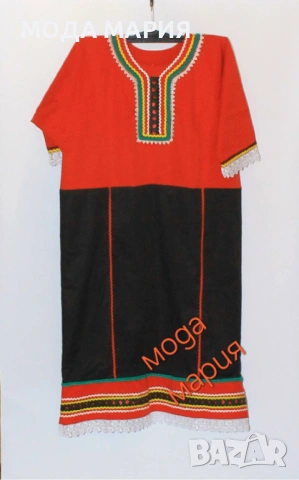 НАРОДНА НОСИЯ - СТИЛИЗИРАНА АЛАДЖА, снимка 3 - Рокли - 54026794