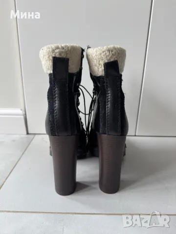 Дамски боти на висок ток, снимка 5 - Дамски боти - 50321084