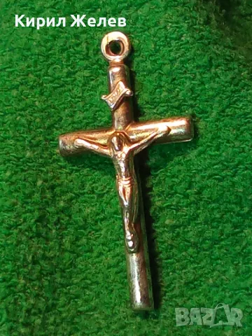 НАГРЪДНО СРЕБЪРНО КРЪСТЧЕ РАЗПЯТИЕ СРЕБРО 925 ХУДОЖЕСТВЕНА МАЙСТОРСКА ИЗРАБОТКА 32026, снимка 14 - Колиета, медальони, синджири - 49601392