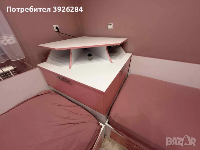 Ъглови легла за детска стая, снимка 2 - Спални и легла - 54104765