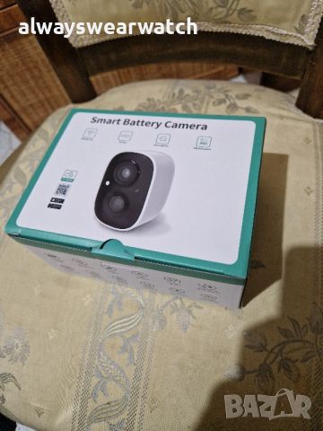 Камера за видеонаблюдение с презареждащи батерии - IP , Wi-Fi , IP65, снимка 1 - IP камери - 45345280