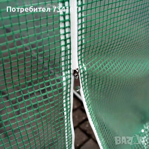 Резервно покривало за оранжерия 3x2x2м – Армирано UV , с цип и прозорци (без рамка), снимка 7 - Оранжерии - 53422418