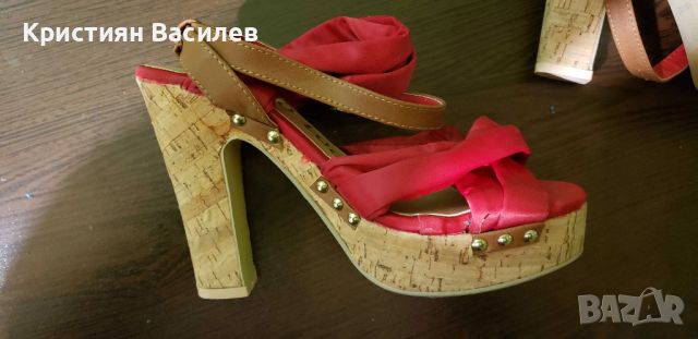 Обувки с ток на Sergio Todzi 38/39 номер с ток 12см, снимка 1 - Дамски обувки на ток - 45919636