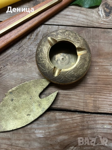 Свешник-28 см Дърво и месинг Цена-12 €  Отварачка с форма на риба, която ми напомня на илюстрация от, снимка 16 - Други - 53436443
