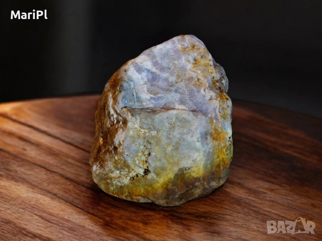 РОДОПСКА СКУЛПТУРА – Уникален суров плазмен ахат