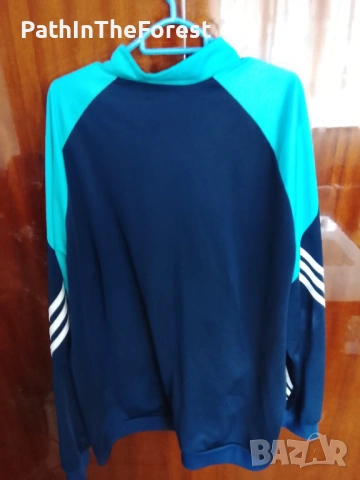 Adidas красива горница с цип , снимка 3 - Спортни дрехи, екипи - 53678201