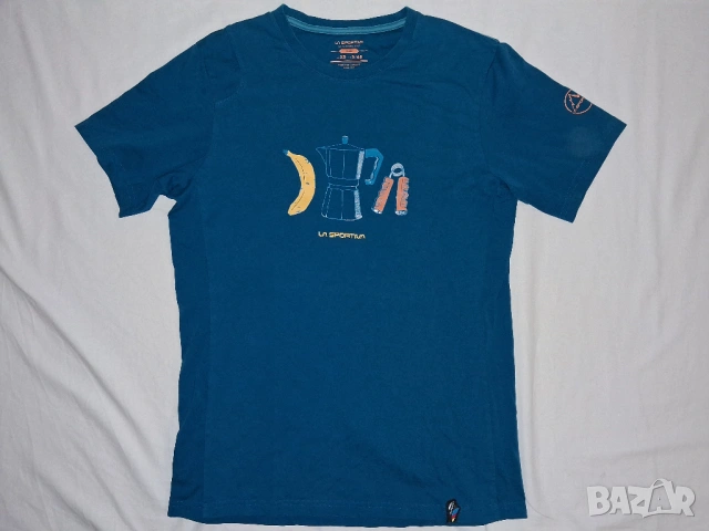 2 броя - LA SPORTIVA Landscape и Breakfast Mens T-Shirt (XL) и (S) мъжка тениска, снимка 11 - Тениски - 51393896