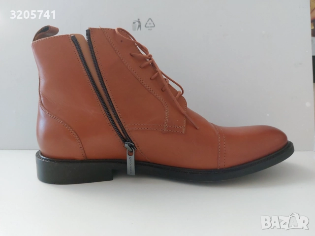 Елегантни мъжки боти Gino Rossi за есен-зима, естествена кожа - НОВИ!, снимка 4 - Мъжки боти - 52289605