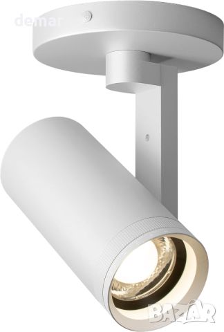 Aisilan Бял LED мащабируем таванен прожектор 12W, регулируем ъгъл на лъча 10°-55°, CRI 97, 3000K, снимка 1 - Прожектори - 46433679