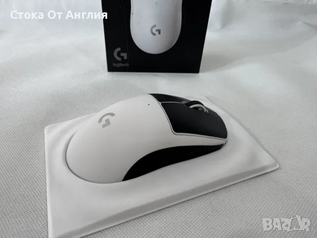 Мишка геймърска Logitech PRO X Superlight 2 / бяла, снимка 3 - Клавиатури и мишки - 49975092