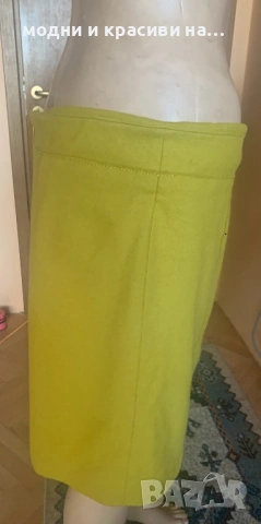 Пола  MARC O'POLO цвят горчица ( вълна), размер 42(L), снимка 2 - Поли - 53141819