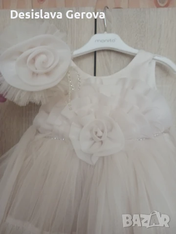Детска рокля до 2 години за кръщене , снимка 2 - Рокли - 50762740