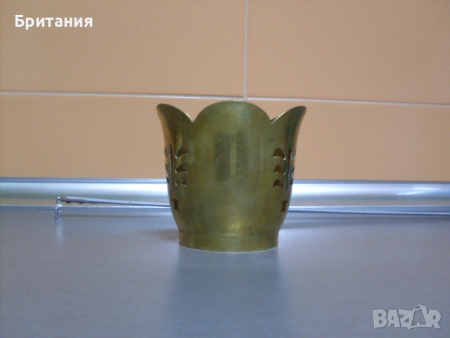 Бронзова свещник., снимка 6 - Декорация за дома - 52921211