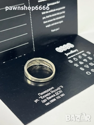 Сребърен пръстен 925 проба, снимка 6 - Пръстени - 52558849
