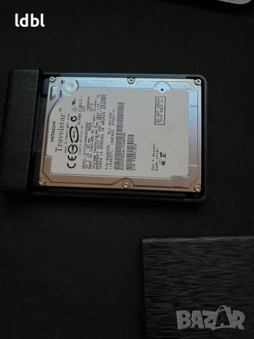 Hdd 80gb 2.5 inch  с кутия за външно ползване, снимка 2 - Твърди дискове - 54020177