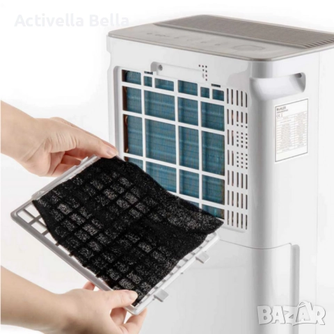 Влагоуловител Muhler MHD-10T25 – 10L/24h с йонизатор и карбонов филтър, снимка 6 - Влагоабсорбатори и влагоуловители - 52615440