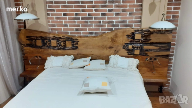 Спалня от дърво., снимка 3 - Спални и легла - 53582204