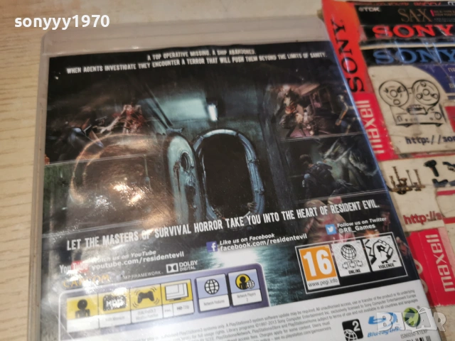 SONY PS3 GAME-RESIDENT EVIL 1201260951, снимка 7 - Игри за PlayStation - 53069484