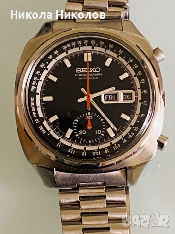 Vintage SEIKO 6139-6022 Pulsations Chronograph Automatic Cal 6139, снимка 11 - Мъжки - 45070573