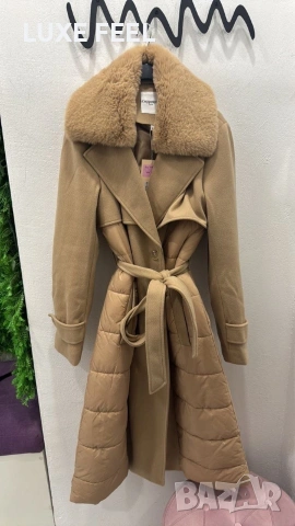 Дамско Палто ⚜️Бежаво, снимка 2 - Палта, манта - 53199837