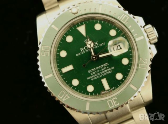 Мъжки часовник Rolex Submariner Hulk, снимка 2 - Мъжки - 46664911