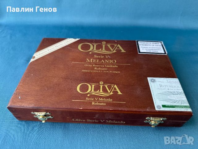 Дървена колекционерска кутия за пури Oliva Serie V Melanio