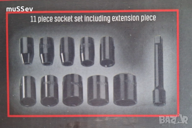 пневматичен гайковерт винтоверт на Parkside , снимка 2 - Аксесоари и консумативи - 51760511