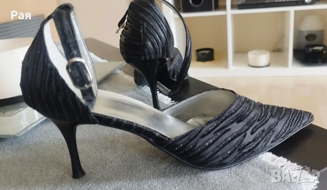 Комплект обувки с чантичка, снимка 4 - Дамски елегантни обувки - 51332812