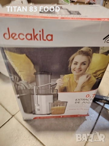 Сокоизстисквачка DECAKILA, 800 W, 0.7 L , снимка 6 - Сокоизстисквачки и цитрус преси - 51910801