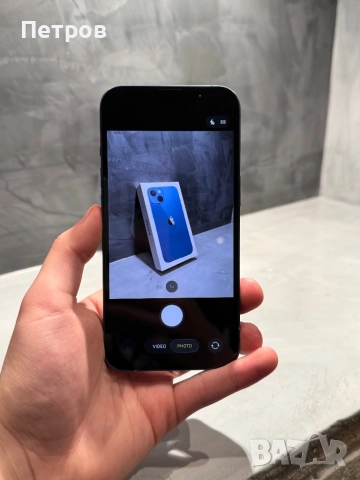 100% батерия! ПЕРФЕКТЕН Iphone 13 128 GB Blue, снимка 10 - Apple iPhone - 52159448