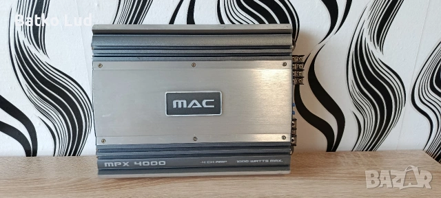 Усилвател Mac Audio MPX 4000, снимка 2 - Ресийвъри, усилватели, смесителни пултове - 54244087