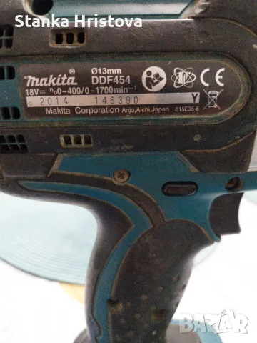 Винтовер Makita DDF454 18v. , снимка 4 - Винтоверти - 47991517