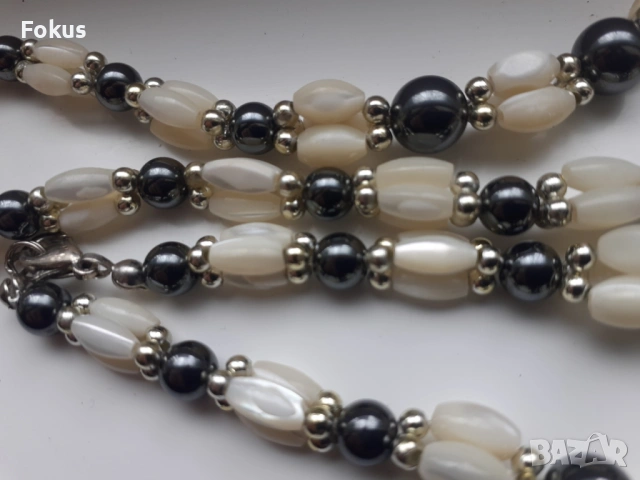 Стар комплект колие и гривна гердан винтич дамски бижута, снимка 3 - Антикварни и старинни предмети - 53951057